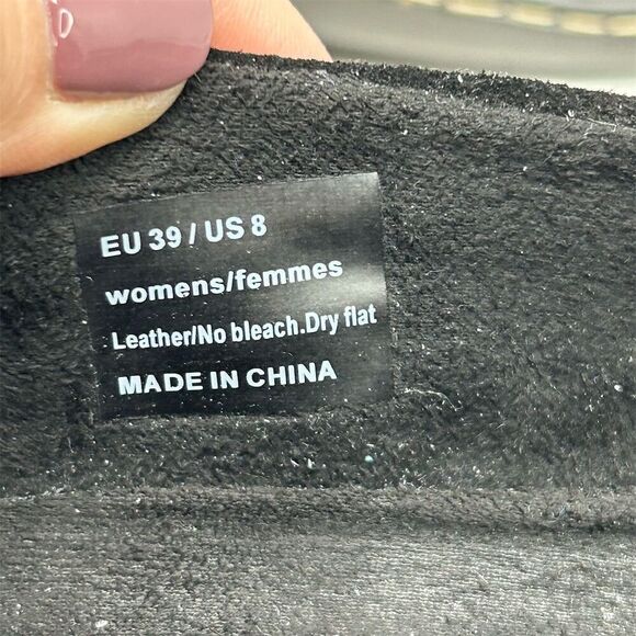 Osslue Women's Black Suede Slip-On Penny Loafers Size 8 Cushioned Insole Tassel - Picture 11 of 14